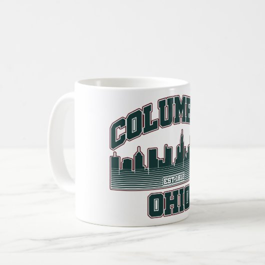 Columbus.Ohio Kaffeetasse (Vorderseite Links)