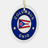 Columbus Ohio Keramik Ornament (Rechts)