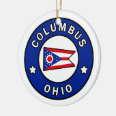 Columbus Ohio Keramik Ornament (Links)