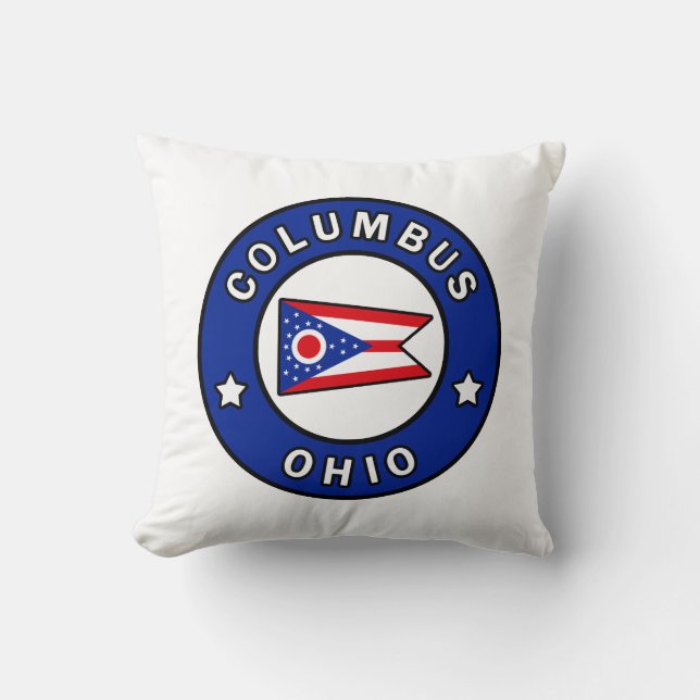 Columbus Ohio Kissen (Vorderseite)