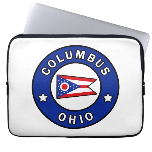 Columbus Ohio Laptopschutzhülle (Vorderseite)
