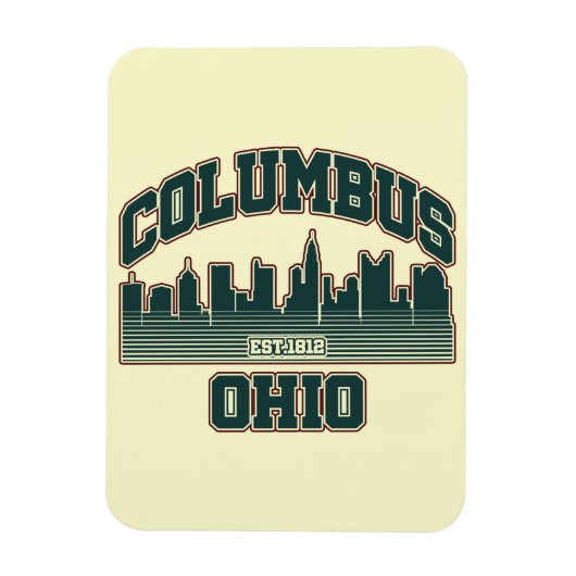 Columbus.Ohio Magnet (Vertikal)