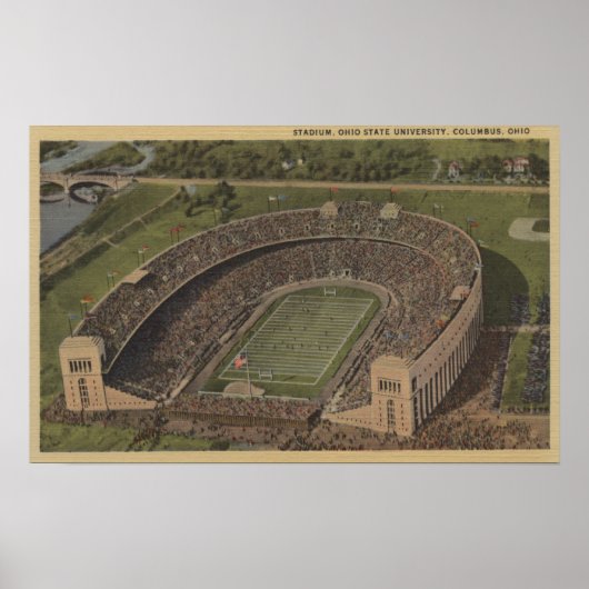 Columbus, Ohio - Ohio Staat University Poster (Vorne)