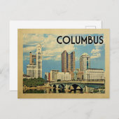 Columbus Ohio Postcard Vintage Travel Postkarte (Vorne/Hinten)