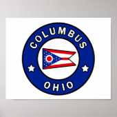 Columbus Ohio Poster (Vorne)