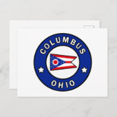 Columbus Ohio Postkarte (Vorne/Hinten)