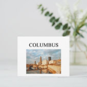 COLUMBUS ohio Postkarte (Stehend Vorderseite)