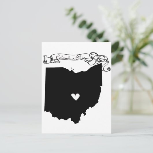 Columbus Ohio Postkarte (Stehend Vorderseite)
