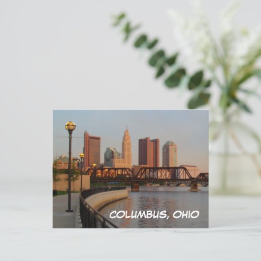 COLUMBUS, OHIO Postkarte (Stehend Vorderseite)