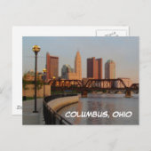 COLUMBUS, OHIO Postkarte (Vorne/Hinten)