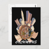 COLUMBUS OHIO POSTKARTE (Vorne/Hinten)