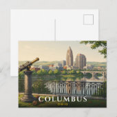 Columbus Ohio Reise Postkarte (Vorne/Hinten)