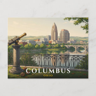 Columbus Ohio Reise Postkarte
