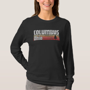 Columbus Ohio Retro Style Vintager 70er 80er 90s T-Shirt