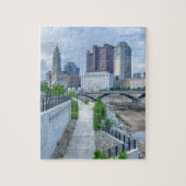 Columbus Ohio skyline cityscape Puzzle (Vertikal)