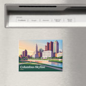 Columbus Ohio Skyline Magnet (In Situ (Geschirrspüler))