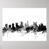 Columbus Ohio Skyline Poster (Vorne)