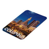 Columbus Ohio Skyline Travel Magnet (Linke Seite)