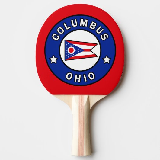 Columbus Ohio Tischtennis Schläger (Vorderseite)