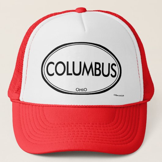 Columbus, Ohio Truckerkappe (Vorderseite)