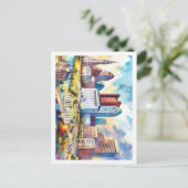 Columbus Ohio USA Famous Place Wassercolor Postkarte (Stehend Vorderseite)