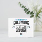 Columbus Postkarte (Stehend Vorderseite)