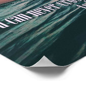 Columbus Quote Sunset Poster (Ecke)