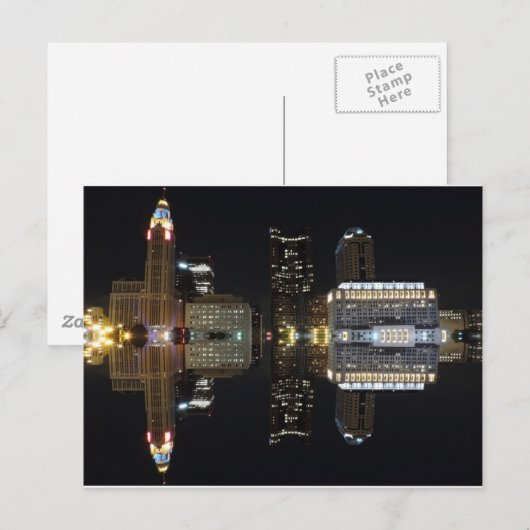 Columbus Reflektion Postkarte (Vorne/Hinten)