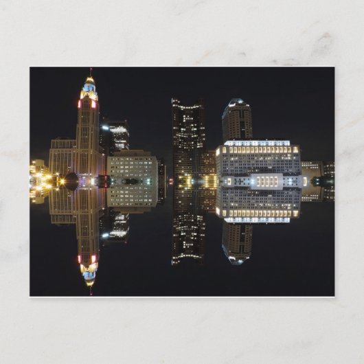 Columbus Reflektion Postkarte (Vorderseite)