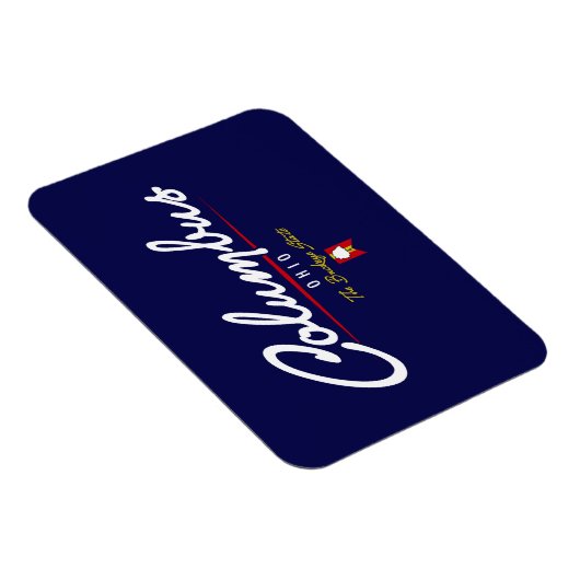 Columbus Script Magnet (Rechte Seite)