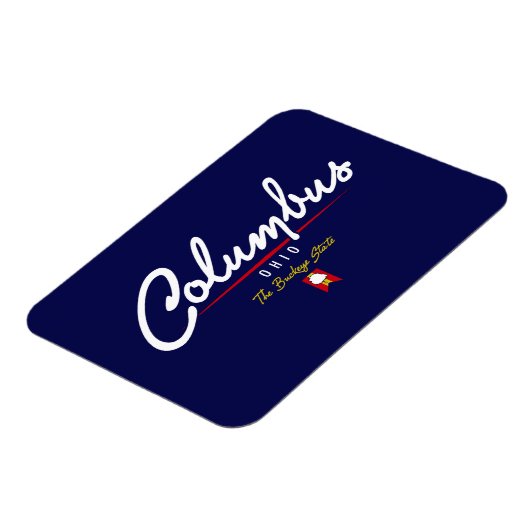 Columbus Script Magnet (Linke Seite)