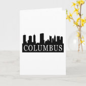 Columbus-Skyline Karte (Gelbe Blume)