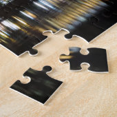 Columbus-Skyline mit dem Mond Puzzle (Seite)