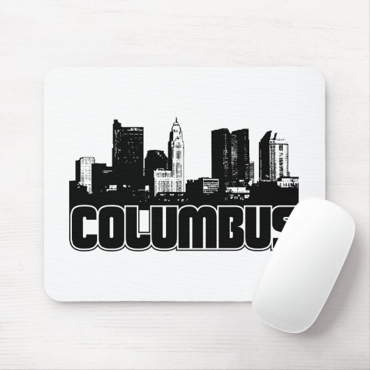 Columbus-Skyline Mousepad (Mit Mouse)