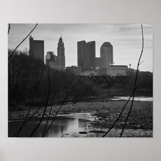 Columbus Skyline Poster (Vorne)