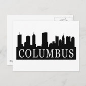 Columbus Skyline Postkarte (Vorne/Hinten)
