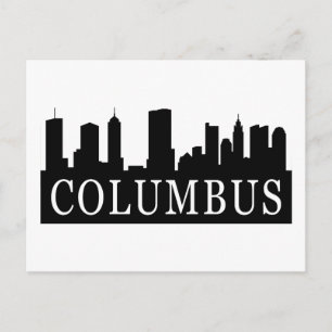 Columbus Skyline Postkarte