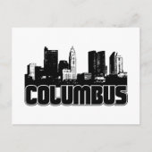 Columbus Skyline Postkarte (Vorderseite)