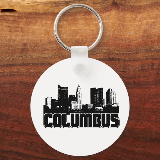 Columbus Skyline Schlüsselanhänger (Vorderseite)