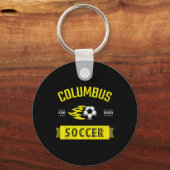 Columbus Soccer 2 Fußll Schlüsselanhänger (Vorderseite)