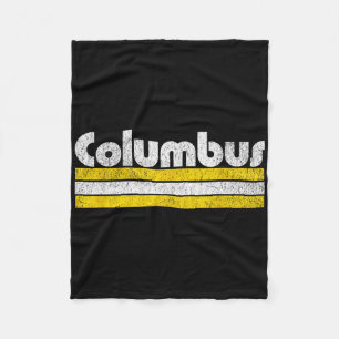 Columbus Soccer Vintage City  Fleecedecke