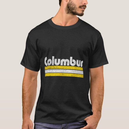 Columbus Soccer Vintage City  T-Shirt (Vorderseite)