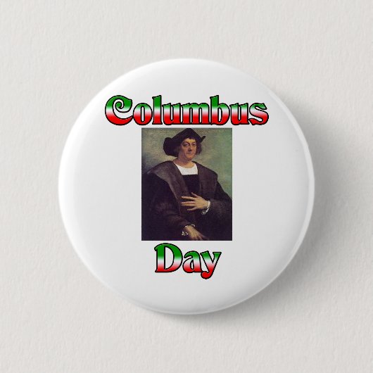 Columbus-Tag Button (Vorderseite)