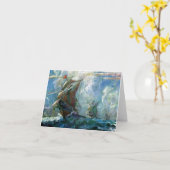 Columbus-Tag Karte (Gelbe Blume)