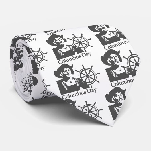 Columbus-Tag Krawatte (Gerollt)