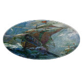 Columbus-Tag Schneidebrett (Ecke)