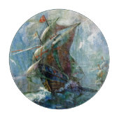 Columbus-Tag Schneidebrett (Vorderseite)