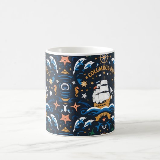 Columbus Tagesgeschenk Idee Kaffeetasse (Mittel)