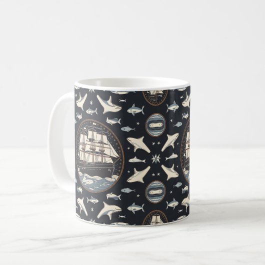 Columbus Tagesgeschenk Idee Kaffeetasse (Vorderseite Links)