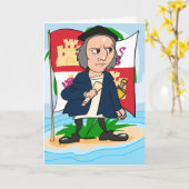 Columbus-Tageskarte Karte (Gelbe Blume)